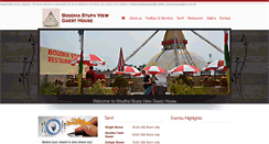 Desktop Screenshot of boudhastupaguesthouse.com